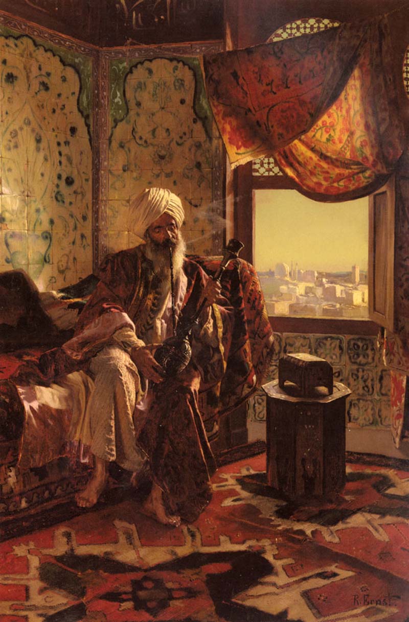 Rudolf Ernst - Smoking The Hookah
