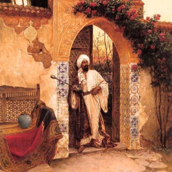 Rudolf Ernst - By the Entrance