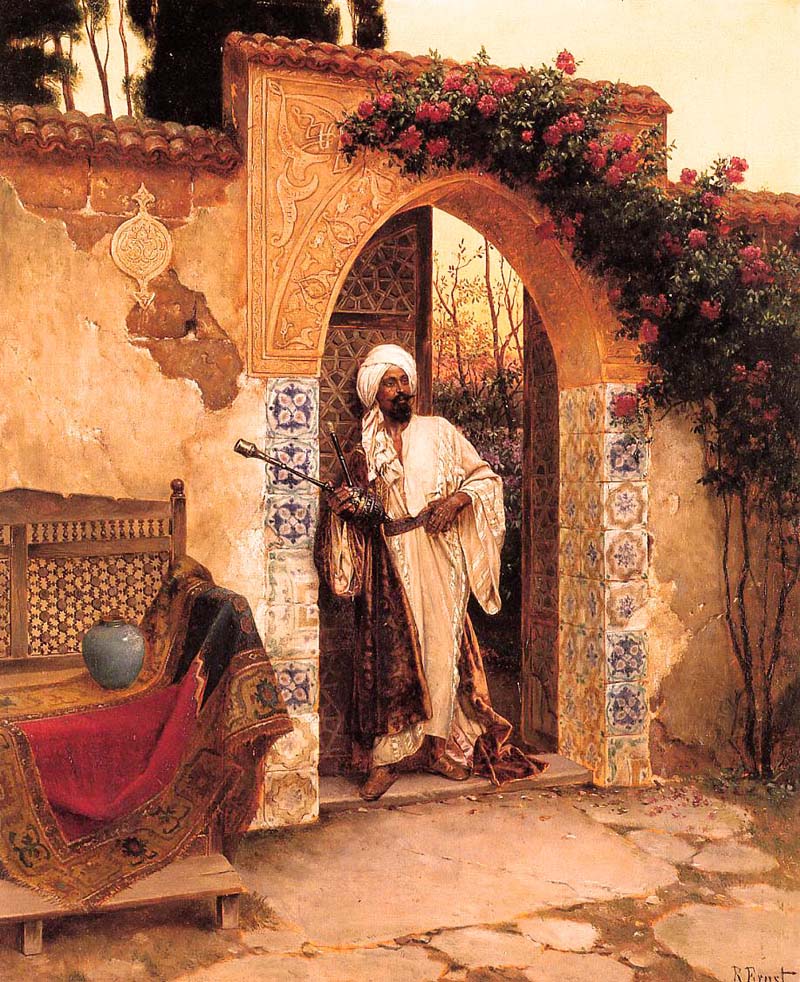 Rudolf Ernst - By the Entrance