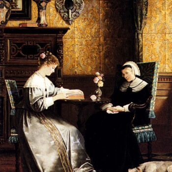 Rudolf Ernst - Reading A Book