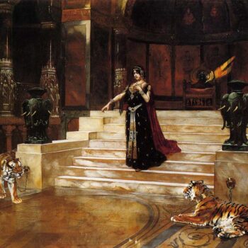 Rudolf Ernst - Salome and the Tigers