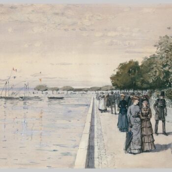 Esplanade, Dunkerque (The Beach at Dunkirk), 1893