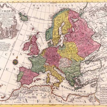 Europe, Conrad Lotter 1760