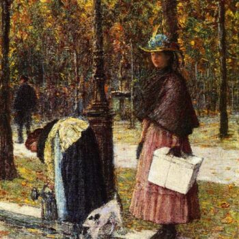 Evening, Champs-Elysees (aka Pres du Louvre), 1898