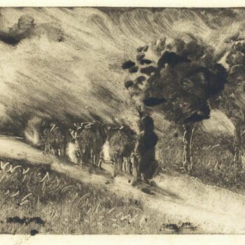 Evening Landscape with Cows, 1890