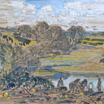 Extensive Landscape with River, 1917