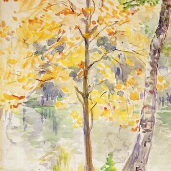 Fall Colors in the Bois de Boulogne - 1888