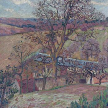 Farm and Trees at Saint-Cheron, 1893