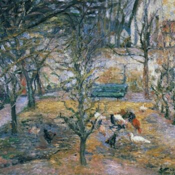 Farmyard at the Maison Rouge, Pontoise, 1877