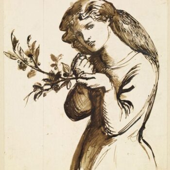 Female - Study of a Girl eating Cherries, ca1870