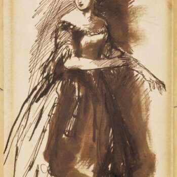 Female - Woman in Evening Dress, ca1852