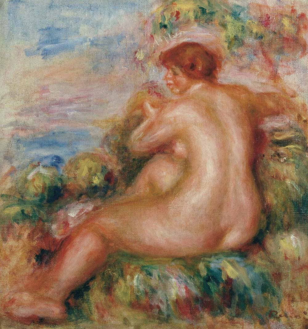 Female Nude on the Landscape, 1915