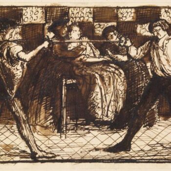 Fencing Match, ca1860