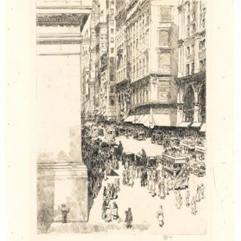 Fifth Avenue, Noon, 1916
