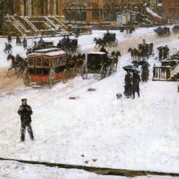 Fifth Avenue in Winter, 1890