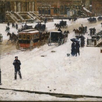 Fifth Avenue in Winter, 1892