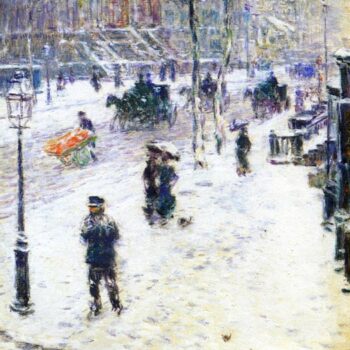 Fifth Avenue in Winter, 1901