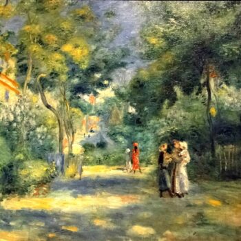 Figures in a Garden of Montmartre, 1880-90
