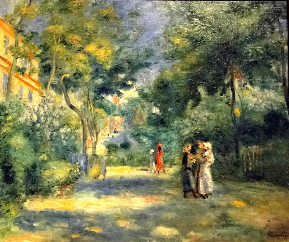 Figures in a Garden of Montmartre, 1880-90