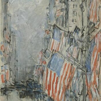 Flag Day, Fifth Avenue, July 4th 1916, 1916