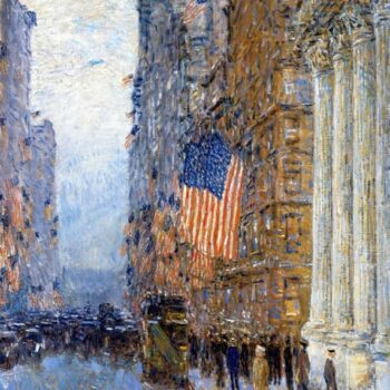 Flags on the Waldorf, 1916