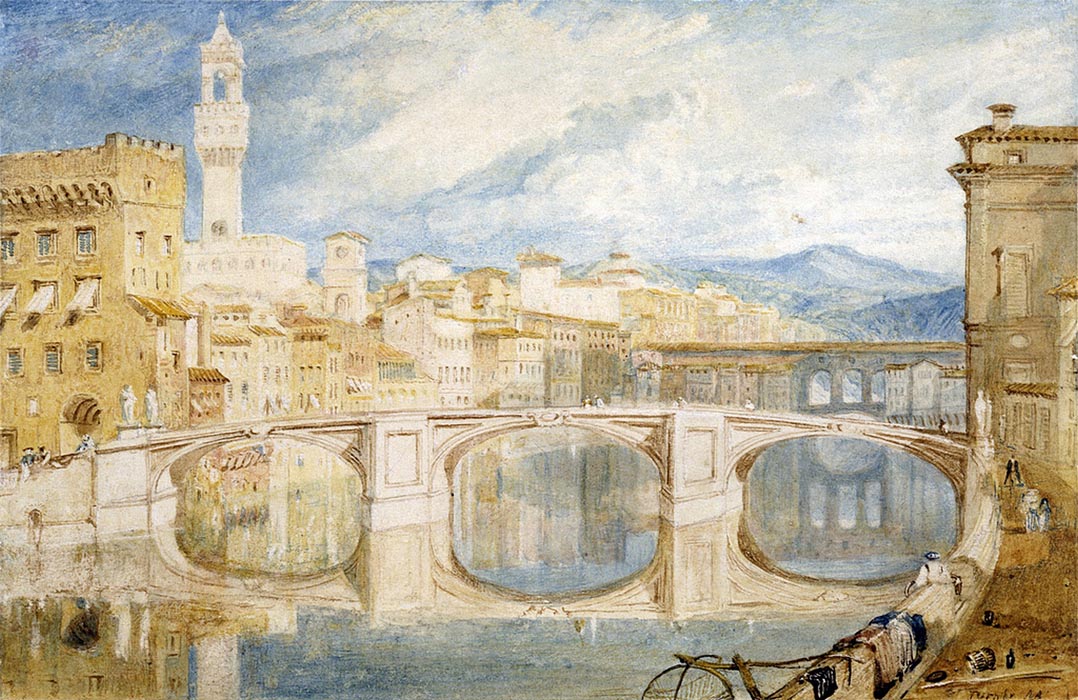 Florence from the Ponte alla Carraia, 1818