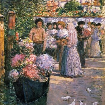 Flower Market, 1895