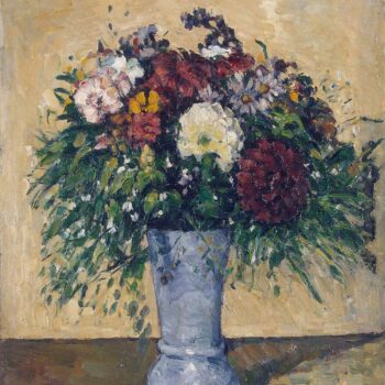 Flowers in a Blue Vase, 1873-75