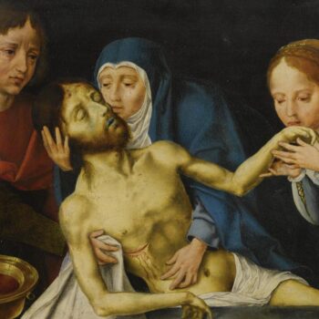 Follower Joos van Cleve. Lamentation of Christ