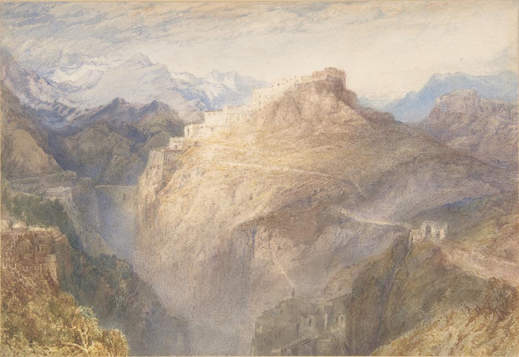 Fort of L`Essillon, Val de la Maurienne, France, 1836