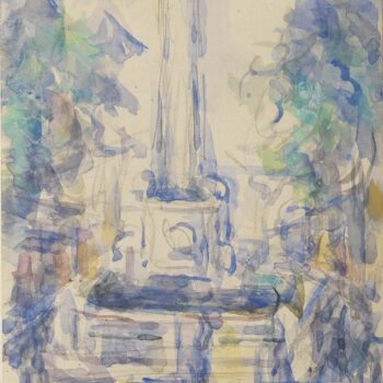 Fountain, the Mairie Square in Aix-En-Provence, 1900
