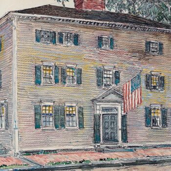 Frame Mansion, Portsmouth, New Hampshire, 1917