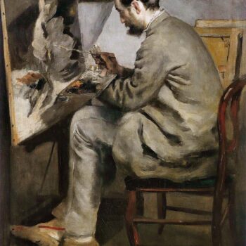 Frederic Bazille Painting 'The Heron', 1867