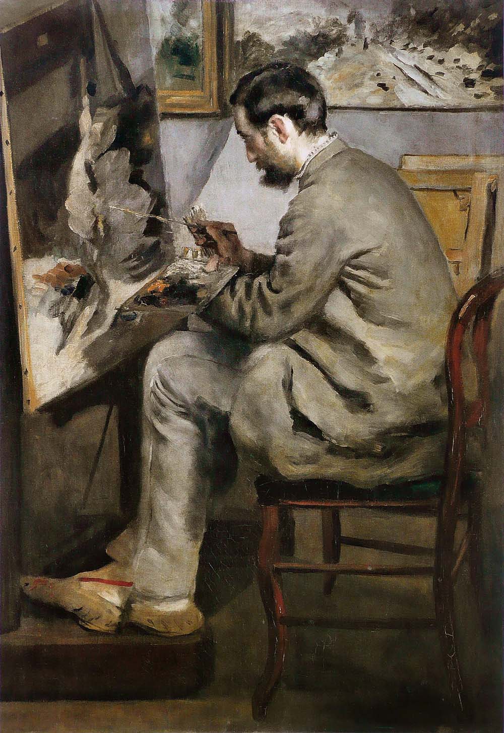 Frederic Bazille Painting 'The Heron', 1867