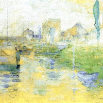 French River Scene, 1884