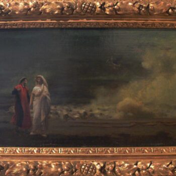 Gerome  Dante et Virgile aux Enfers  cadre