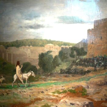 Gerome  L'entree du Christ a Jerusalem (esquisse)