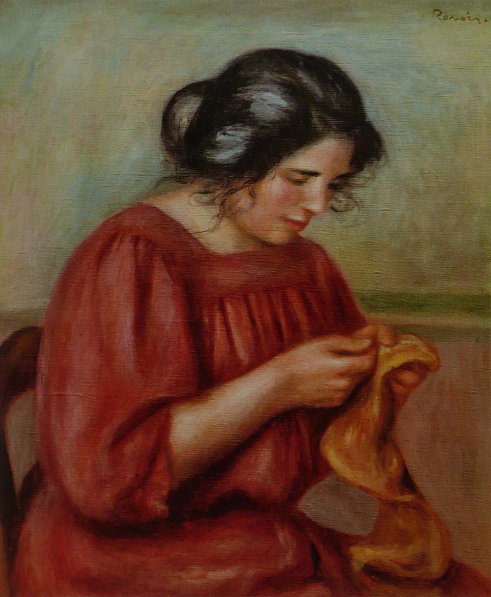 Gabrielle Mending, 1908