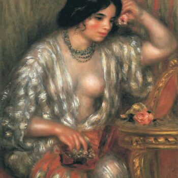 Gabrielle Wearing Jewelry, 1910