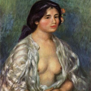 Gabrielle in Open Blouse, 1911