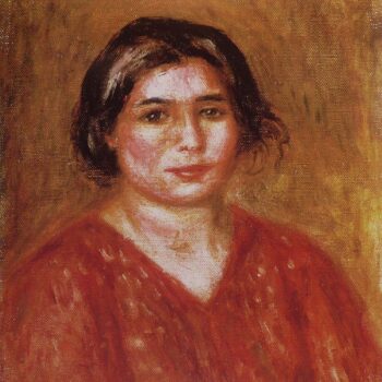 Gabrielle in a Red Blouse, 1913