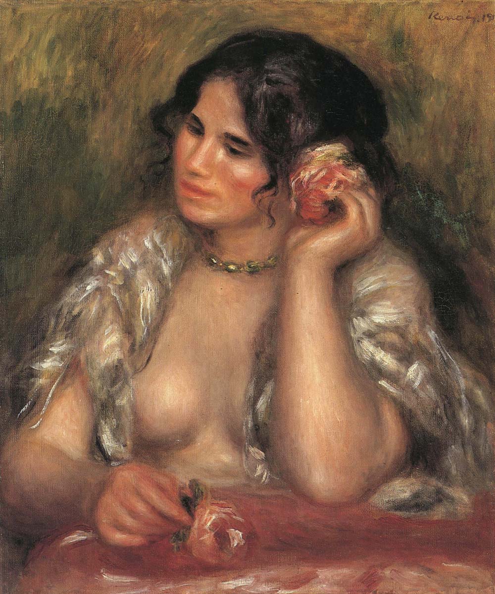 Gabrielle with a Rose, 1911
