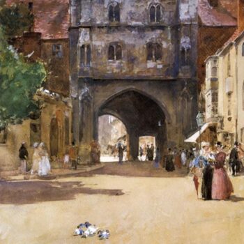 Gateway at Canterbury, 1889
