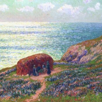 Gathers of Seaweed at Moelan, Brittany, 1900