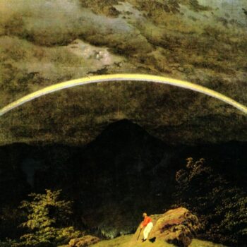 Gebirgslandschaft mit Regenbogen (1810)