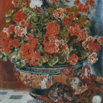 Geraniums and Cats, 1881