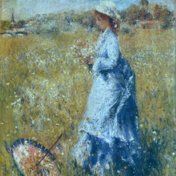 Girl Gathering Flowers, 1872