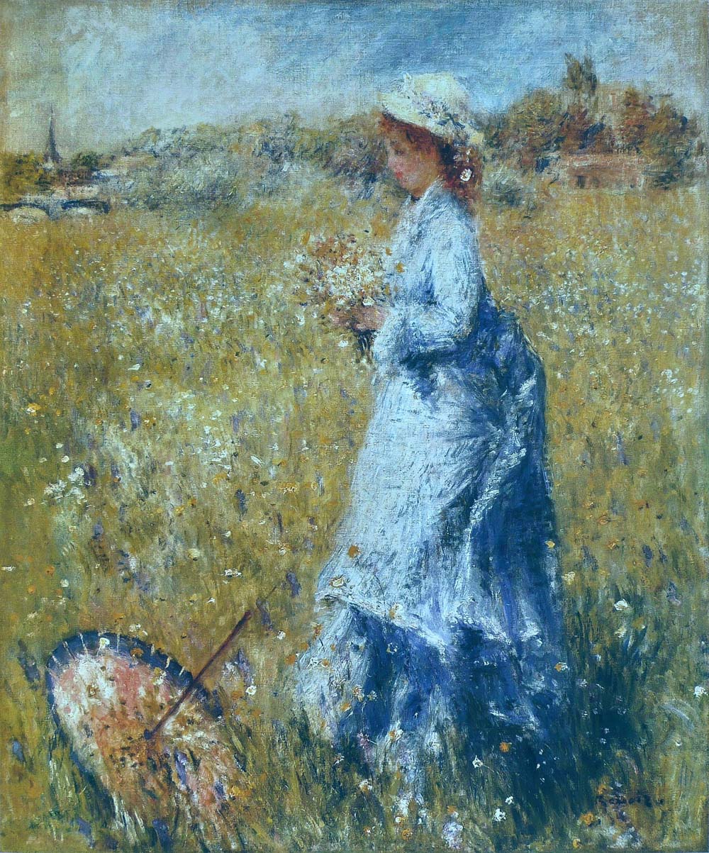 Girl Gathering Flowers, 1872