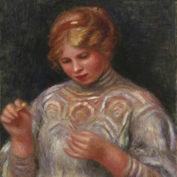 Girl Tatting, 1906