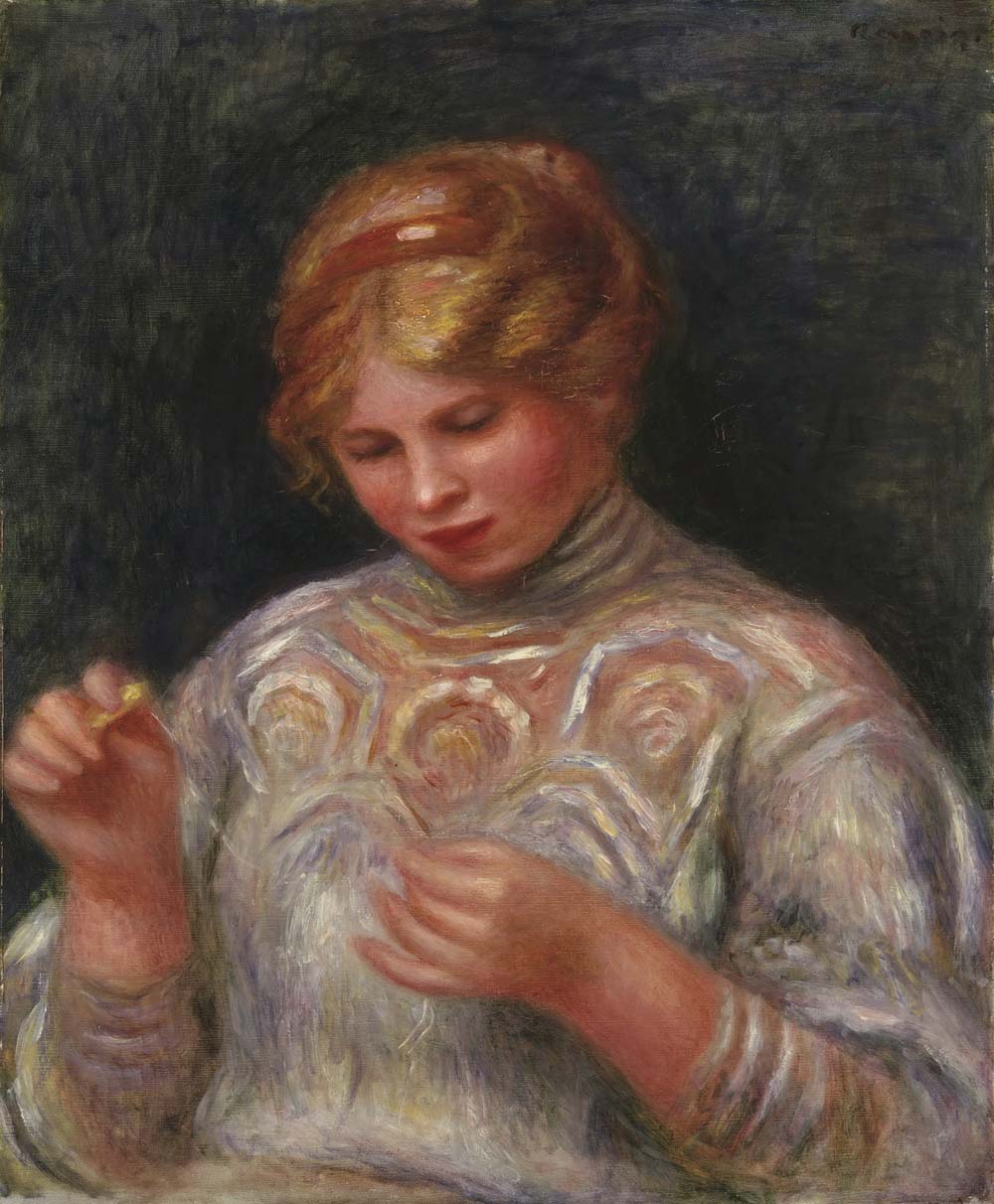 Girl Tatting, 1906